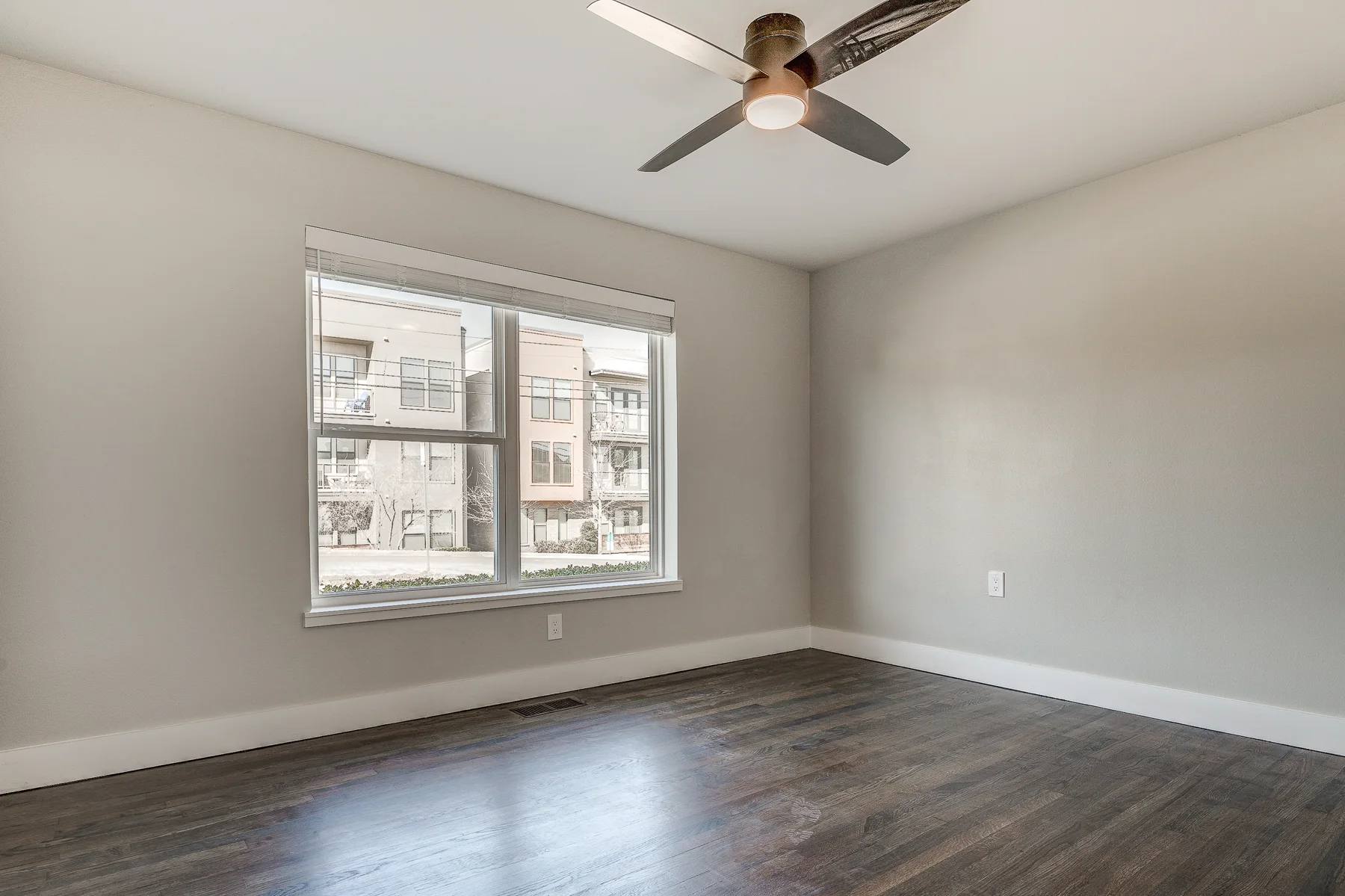 Representative WRV bedroom with hardwood floors