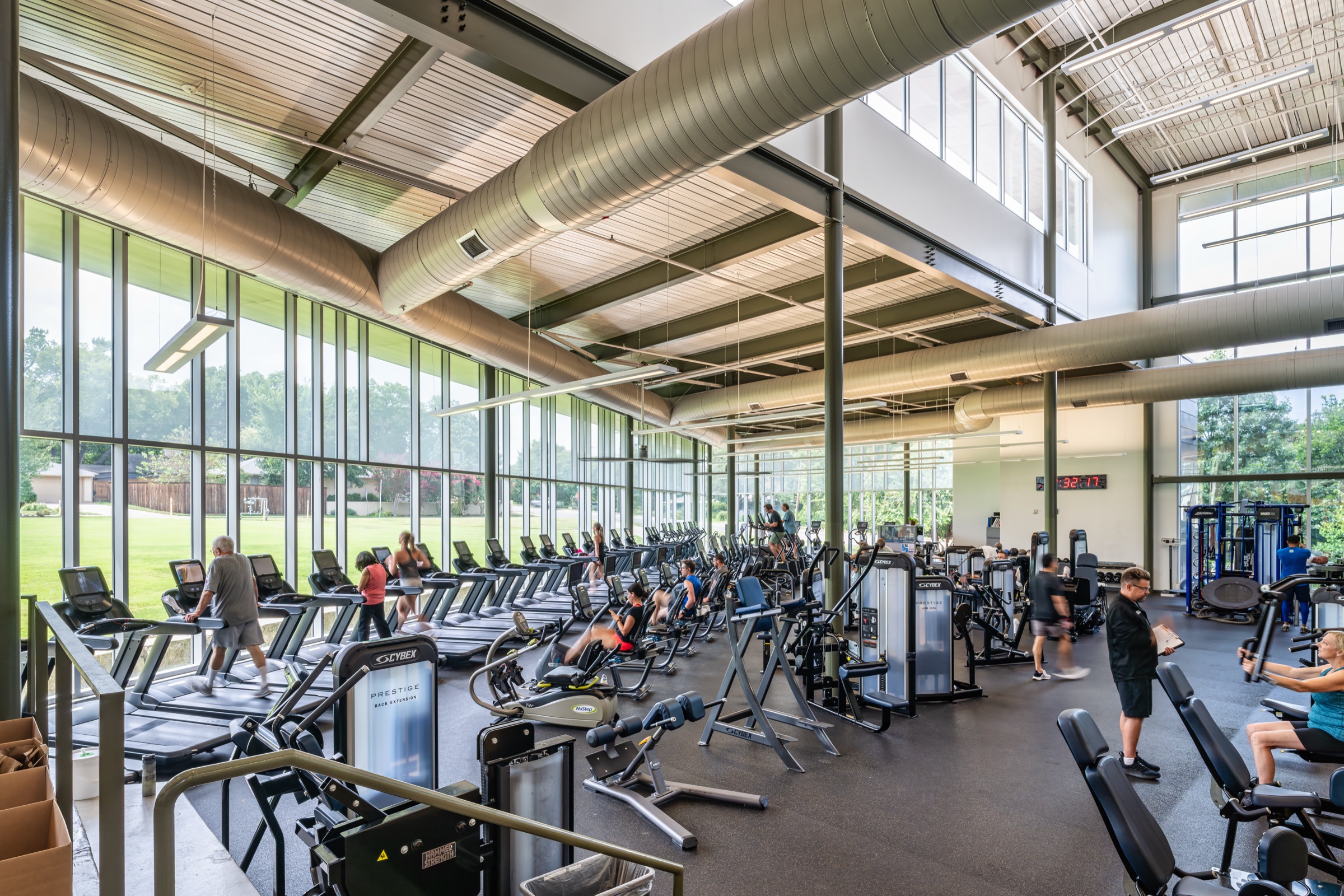 Fitness floor at the White Rock YMCA