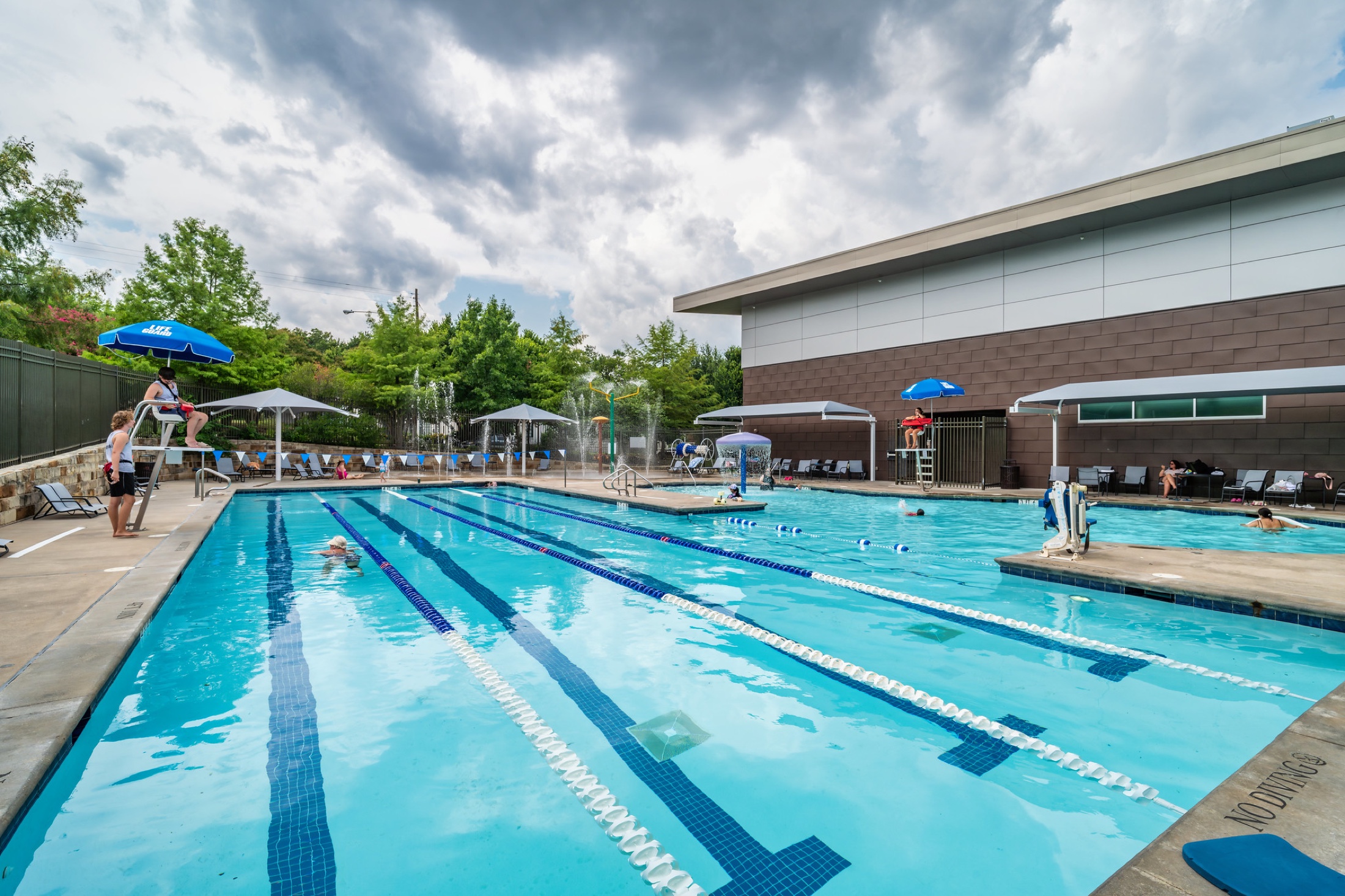 Outdoor pool at the White Rock YMCA
